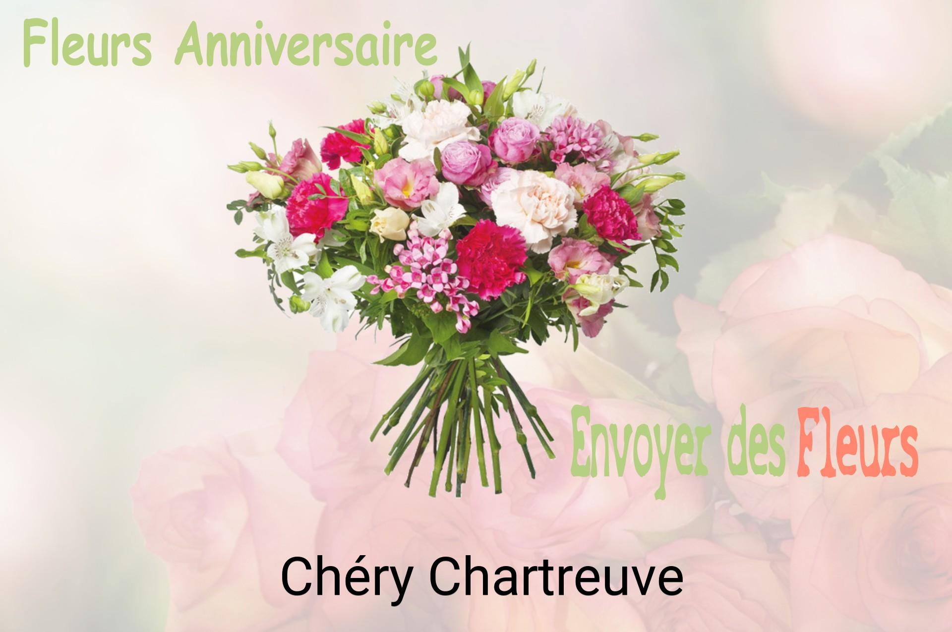 Bouquet de fleurs d’anniversaire livré à Chéry-Chartreuve