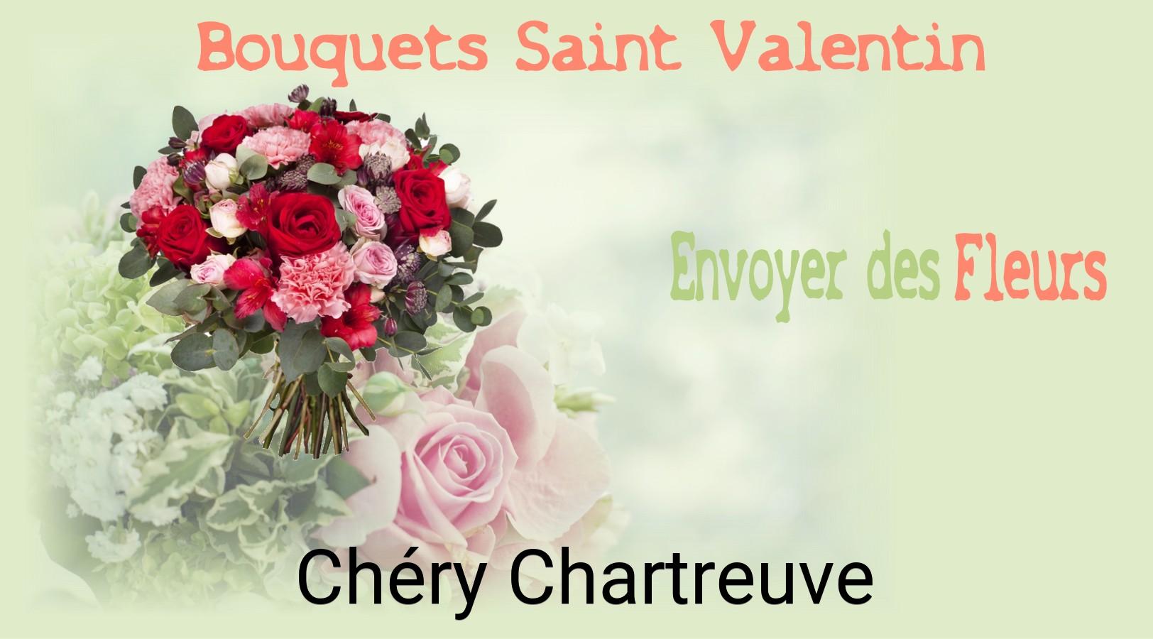 Roses de Saint-Valentin livrées à Chéry-Chartreuve